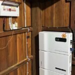 Saftec residential battery installed in countryside house