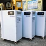 Saftec wall-mounted home energy storage system installation