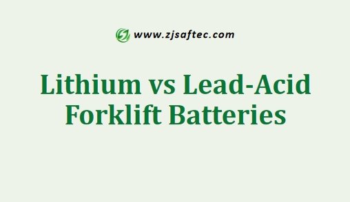 Lithium vs Lead-Acid Forklift Batteries