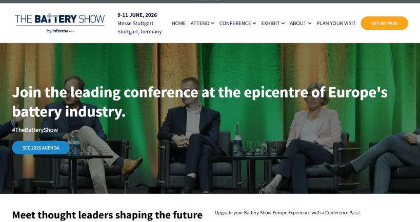 The Battery Show Europe (Stuttgart)