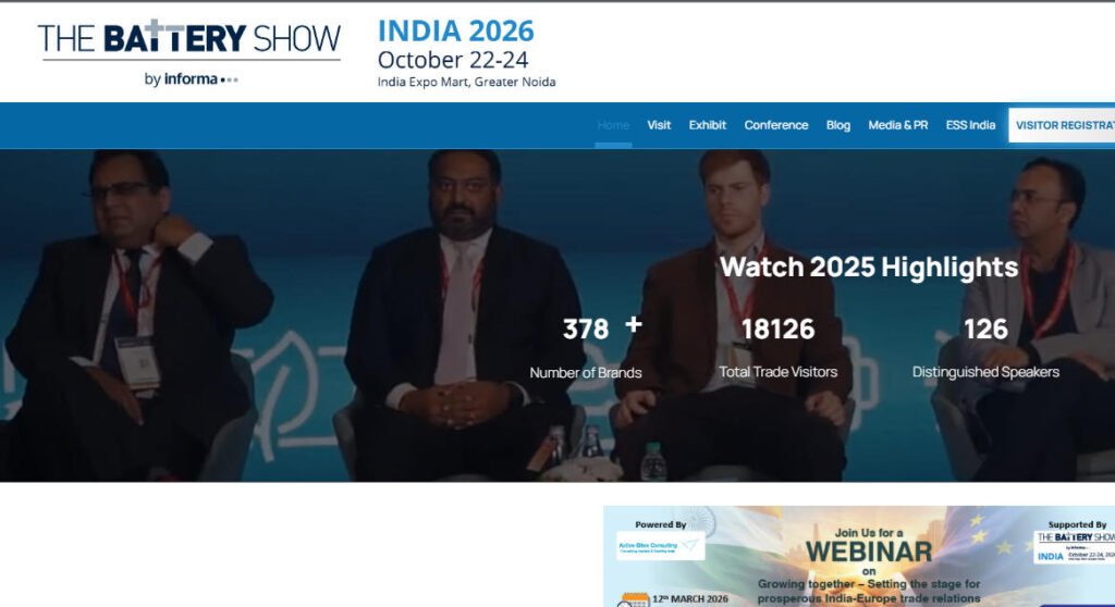 The Battery Show India (Greater Noida)
