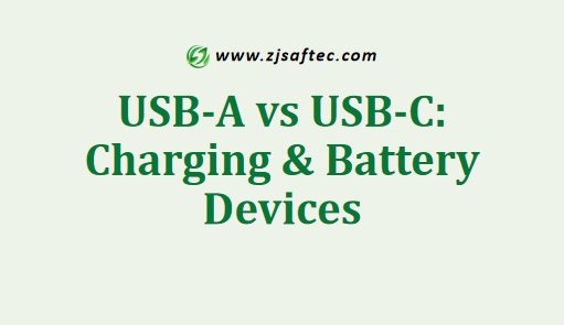 USB-A vs USB-C