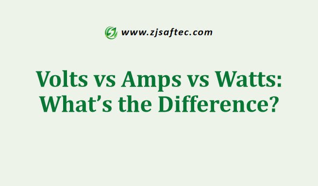 Volts vs Amps vs Watts What is the Difference