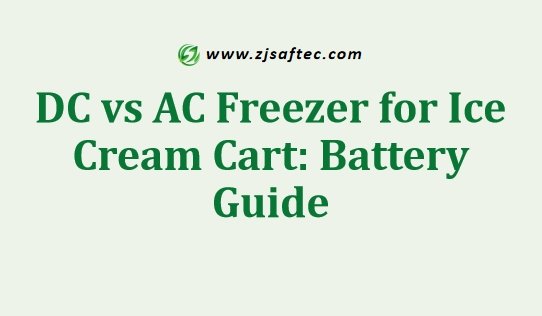 DC vs AC Freezer for Ice Cream Cart Battery Guide