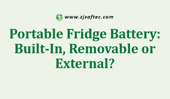 Portable Fridge Battery Built-In Removable or External